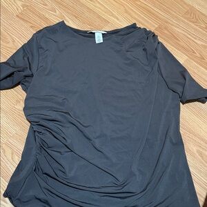 H&M Charcoal Short Sleeve Top
